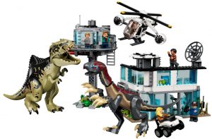 Lego De Ataque Del Giganotosaurio Y El Therizinosaurio Lego Jurassic World 76949