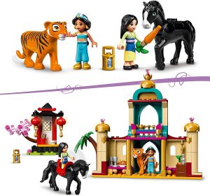Lego De Aventura De Jasmine Y MulÃ¡n De Lego Disney 43208 2