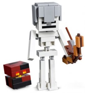 Lego De Bigfig Esqueleto Con Cubo De Magma De Minecraft 21150 2