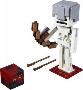 Lego De Bigfig Esqueleto Con Cubo De Magma De Minecraft 21150