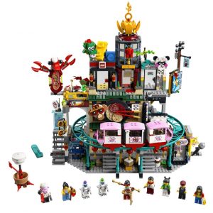 Lego De Ciudad De Los Faroles De Monkie Kid 80036