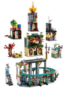 Lego De Ciudad De Los Faroles De Monkie Kid 80036 4