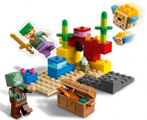 Lego De El Arrecife De Coral De Minecraft 21164 3