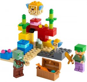 Lego De El Arrecife De Coral De Minecraft 21164