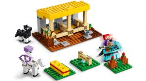 Lego De El Establo De Los Caballos De Minecraft 21171 3