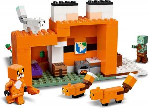 Lego De El Refugio Zorro De Minecraft 21178 2