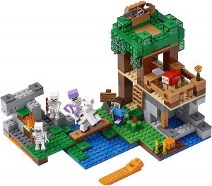 Lego De El Ataque De Los Esqueletos De Minecraft 21146