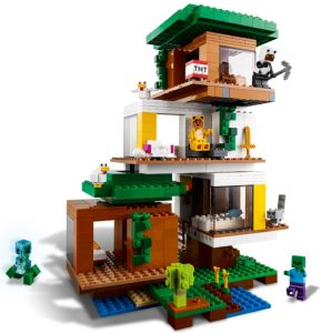 Lego De La Casa Del Árbol Moderna De Minecraft 21174 2