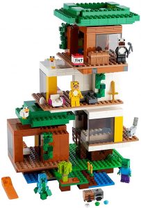 Lego De La Casa Del Ã�rbol Moderna De Minecraft 21174