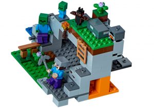 Lego De La Cueva De Los Zombis De Minecraft 21141 3