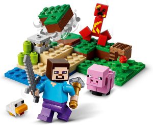 Lego De La Emboscada Del Creeper De Minecraft 21177 2