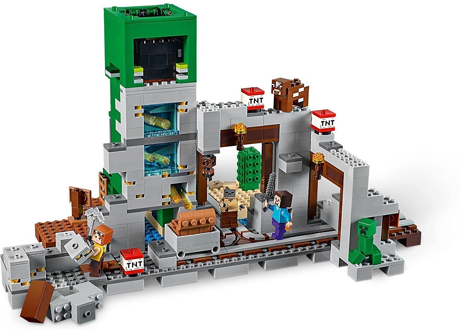 frágil fluctuar cuchara 🧱 Set de LEGO 21155 de La Mina del Creeper de Minecraft 🧱