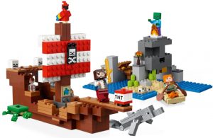 Lego De La Aventura Del Barco Pirata De Minecraft 21152 3
