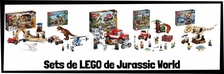 Sets de LEGO de Jurassic World - Juguetes de bloques de construcción de LEGO de Jurassic World