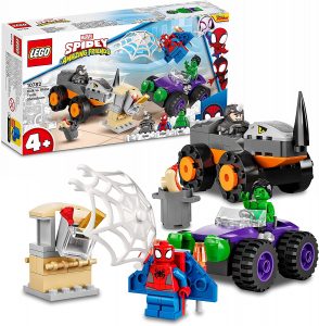 Lego 10782 De Camiones De Combate De Hulk Y Rhino De Marvel
