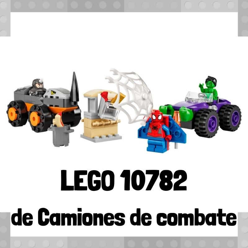 Lee m谩s sobre el art铆culo Set de LEGO 10782 de Camiones de combate de Hulk y Rhino de Marvel