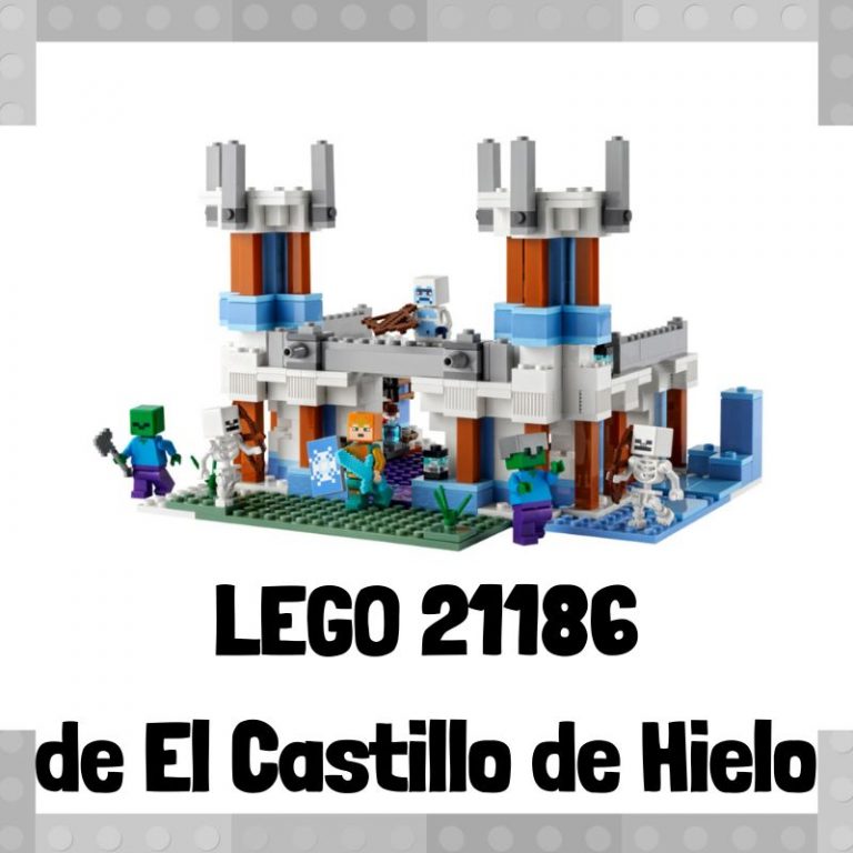 Lee m谩s sobre el art铆culo Set de LEGO 21186 de El Castillo de Hielo de Minecraft