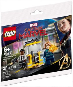 Lego 30453 De Capitana Marvel Y Nick Furia