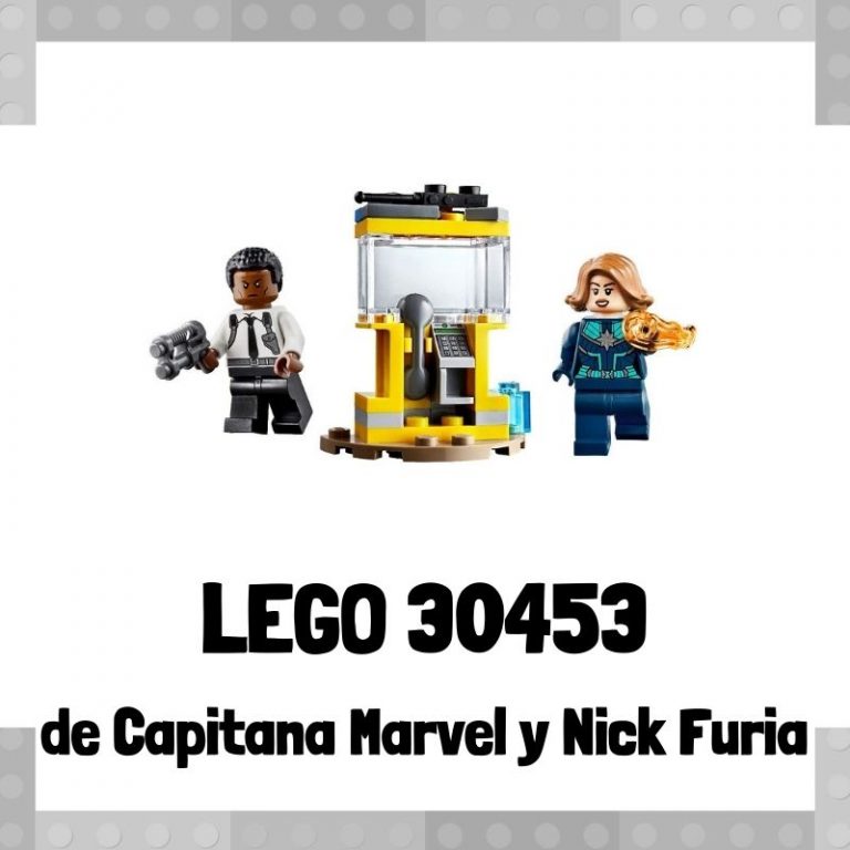 Lee m谩s sobre el art铆culo Set de LEGO 30453 de Capitana Marvel y Nick Furia de Marvel