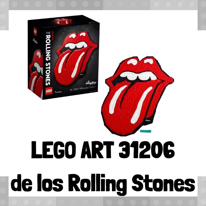 Lee mÃ¡s sobre el artÃ­culo Set de LEGO 31206 de Los Rolling Stones de LEGO Art