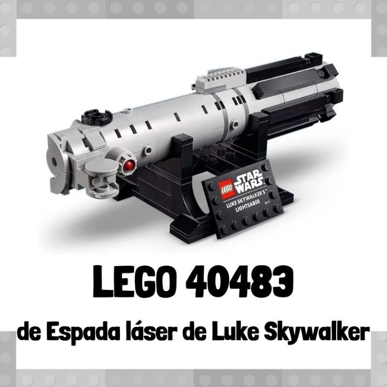 Lee mÃ¡s sobre el artÃ­culo Set de LEGO 40483 de Espada lÃ¡ser de Luke Skywalker de Star Wars