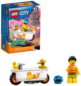 Lego 60333 De Moto Acrobática Bañera De Lego City
