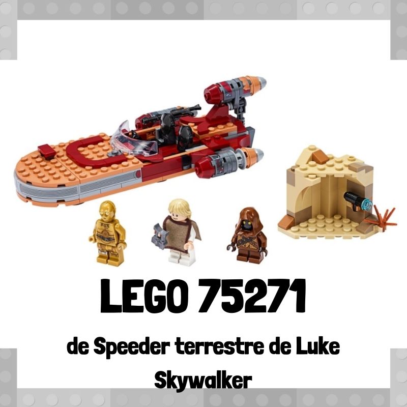 Lee más sobre el artículo Set de LEGO 75271 de Speeder terrestre de Luke Skywalker de Star Wars