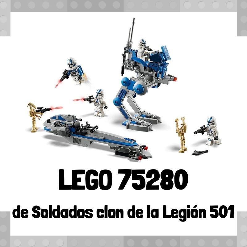 Lee más sobre el artículo Set de LEGO 75280 de Soldados Clon de la Legión 501 de Star Wars