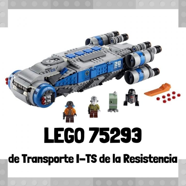 Lee mÃ¡s sobre el artÃ­culo Set de LEGO 75293 de Transporte I-TS de la Resistencia de Star Wars