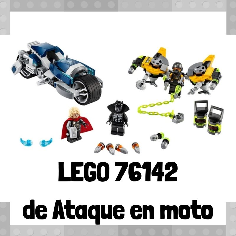 Lee mÃ¡s sobre el artÃ­culo Set de LEGO 76142 de Vengadores: Ataque en moto de Marvel