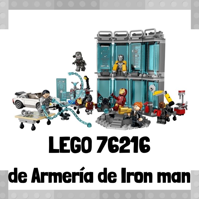 Lee mÃ¡s sobre el artÃ­culo Set de LEGO 76216 de ArmerÃ­a de Iron man de Marvel