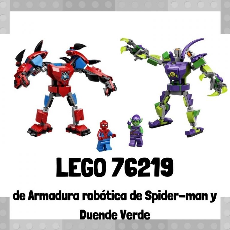 Lee más sobre el artículo Set de LEGO 76219 de Armadura robótica de Spider-man vs Duende Verde de Marvel