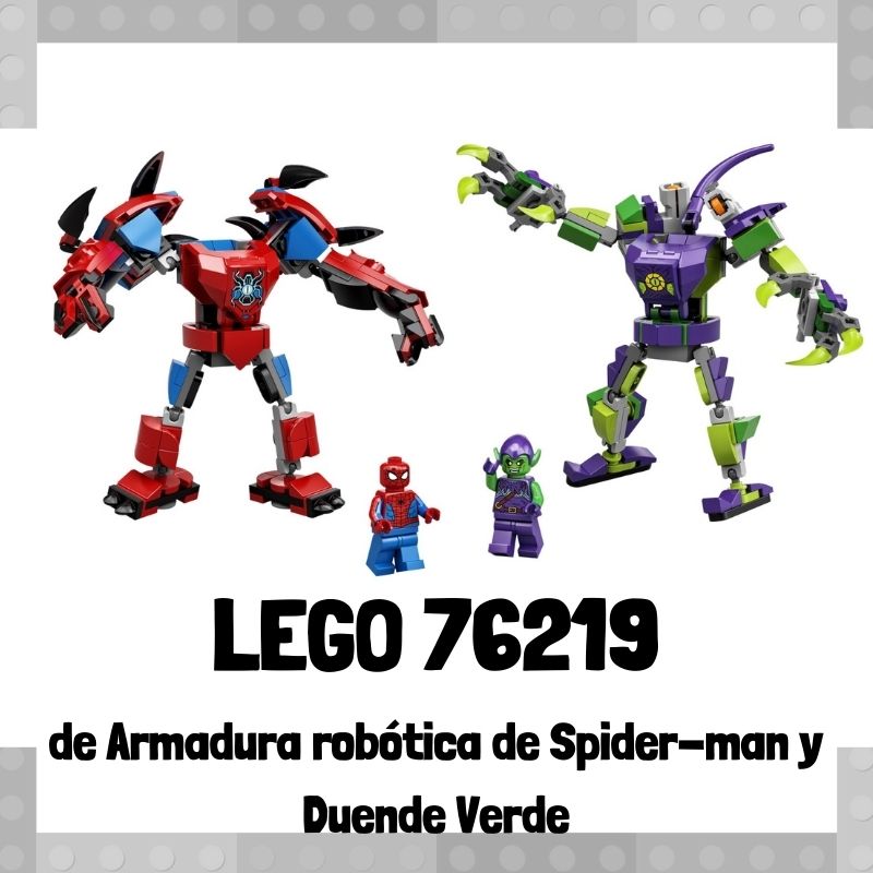 Lee m谩s sobre el art铆culo Set de LEGO 76219聽de Armadura rob贸tica de Spider-man vs Duende Verde de Marvel