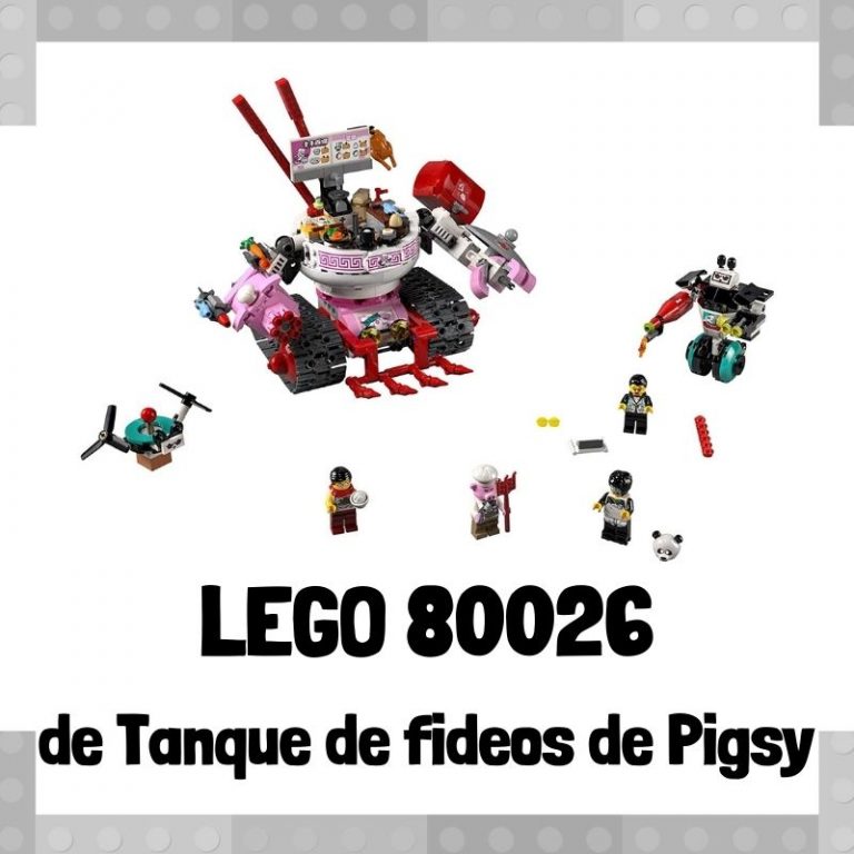 Lee mÃ¡s sobre el artÃ­culo Set de LEGO 80026 de Tanque de Fideos de Pigsy de Monkie Kid