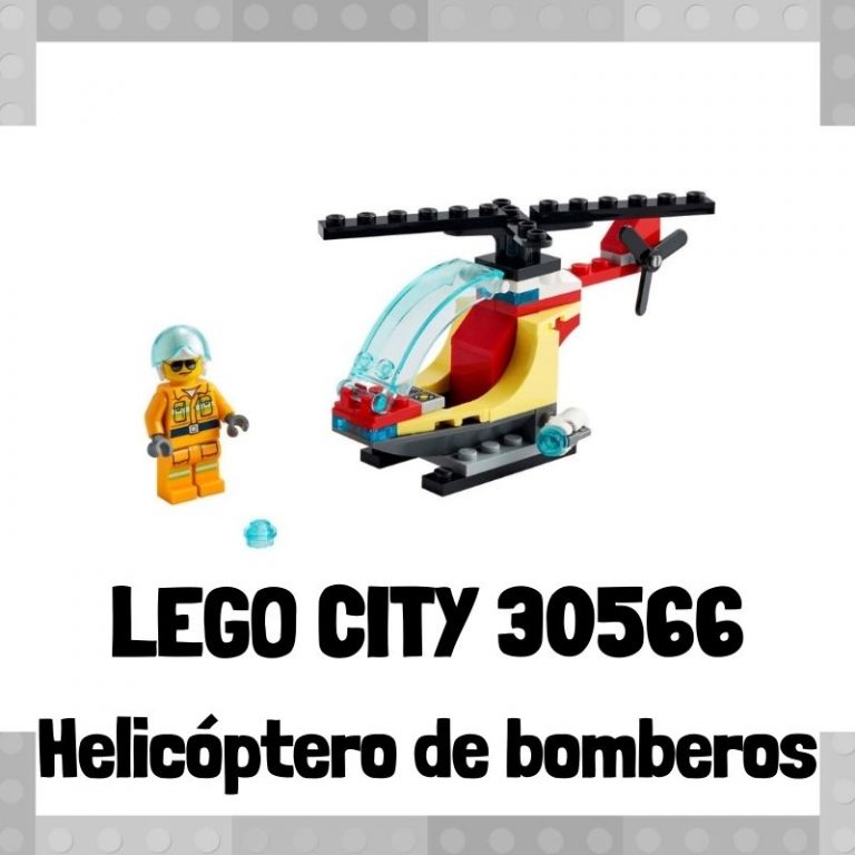Lee mÃ¡s sobre el artÃ­culo Set de LEGO City 30566 HelicÃ³ptero de bomberos