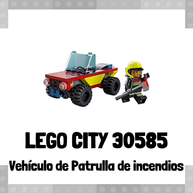 Lee mÃ¡s sobre el artÃ­culo Set de LEGO City 30585 VehÃ­culo de patrulla de incendios