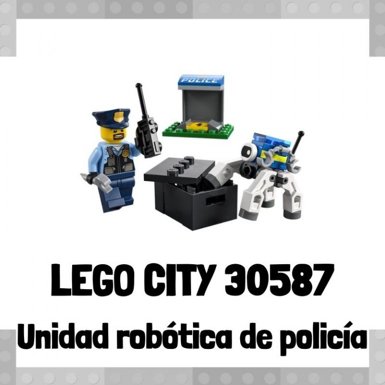 Lee mÃ¡s sobre el artÃ­culo Set de LEGO City 30587 Unidad robÃ³tica de PolicÃ­a