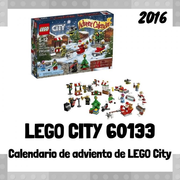 Lee mÃ¡s sobre el artÃ­culo Set de LEGO City 60133 Calendario de Adviento de LEGO City