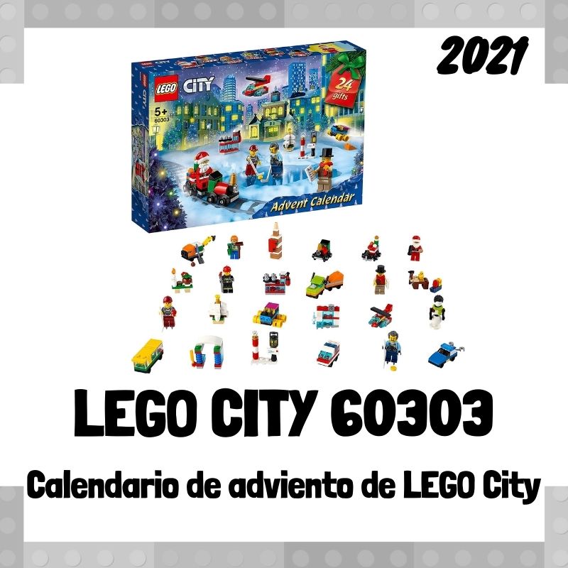 Lee mÃ¡s sobre el artÃ­culo Set de LEGO City 60303 Calendario de Adviento de LEGO City