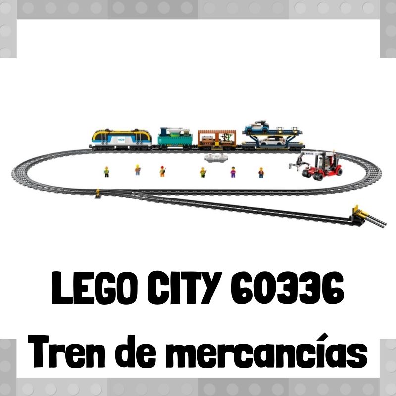 Lee más sobre el artículo Set de LEGO City 60336 Tren de mercancías
