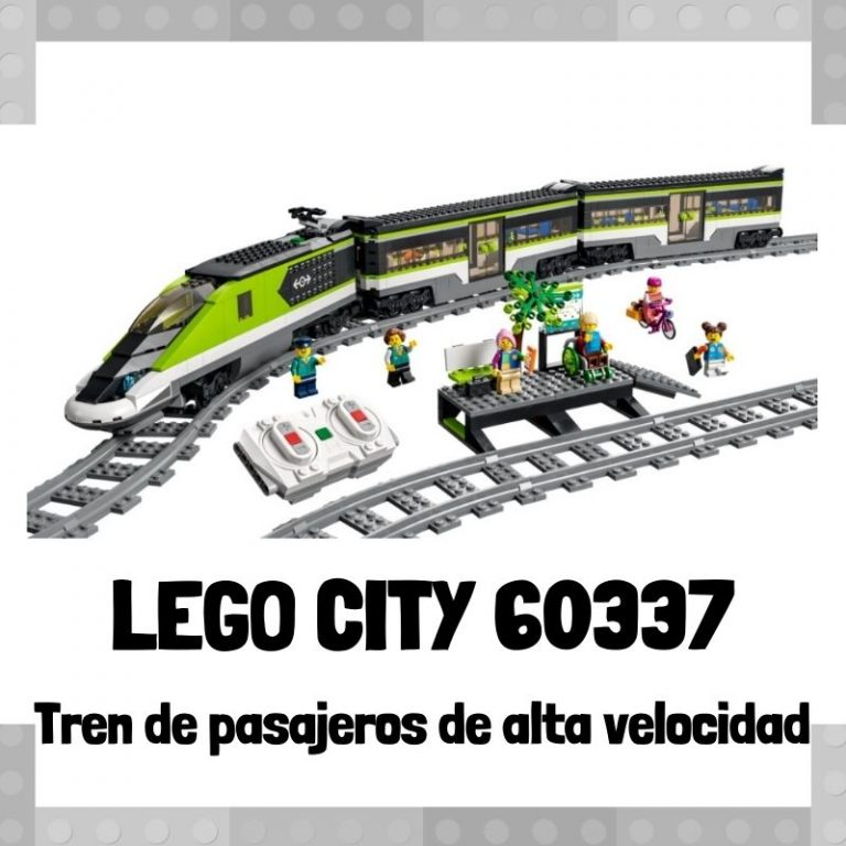 Lee m谩s sobre el art铆culo Set de LEGO City 60337 Tren de pasajeros de alta velocidad