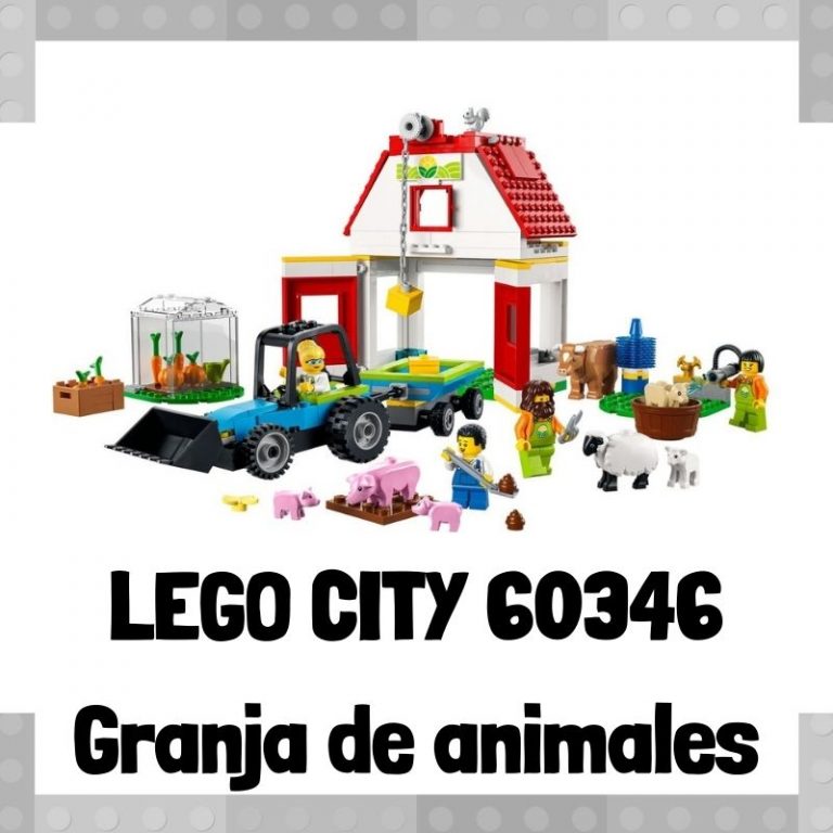 Lee más sobre el artículo Set de LEGO City 60346 Granja de animales