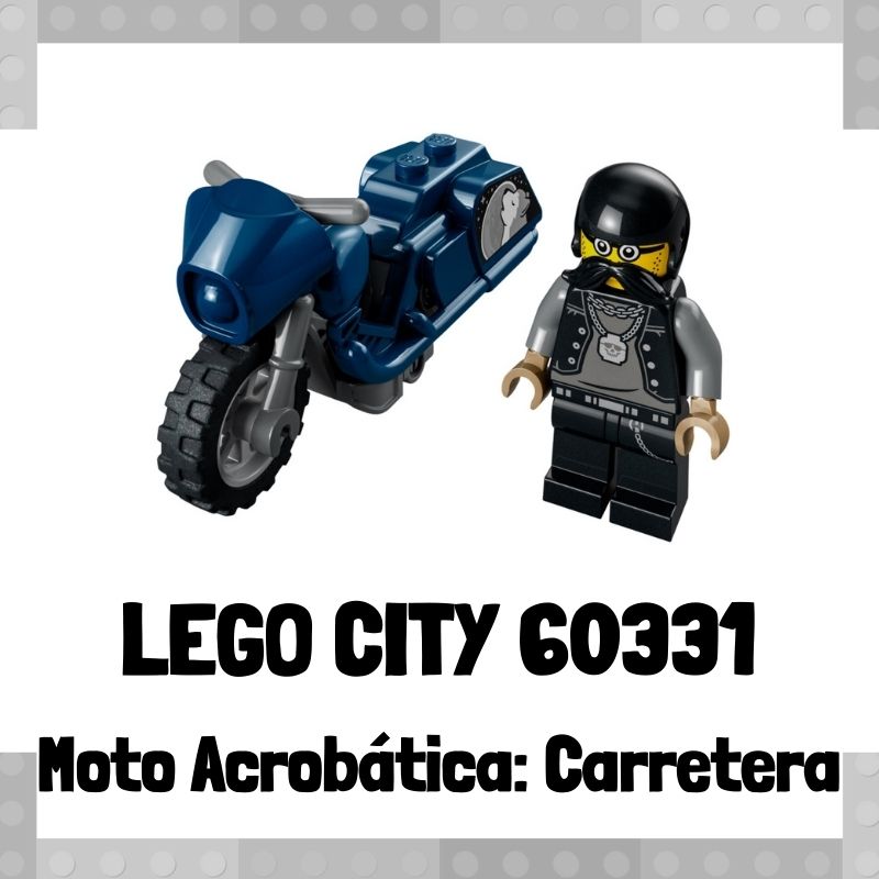Lee mÃ¡s sobre el artÃ­culo Set de LEGO City 60331 Stuntz Moto AcrobÃ¡tica: Carretera