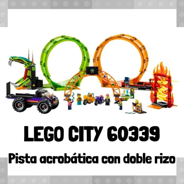 Lee mÃ¡s sobre el artÃ­culo Set de LEGO City 60339 Pista acrobÃ¡tica con doble rizo