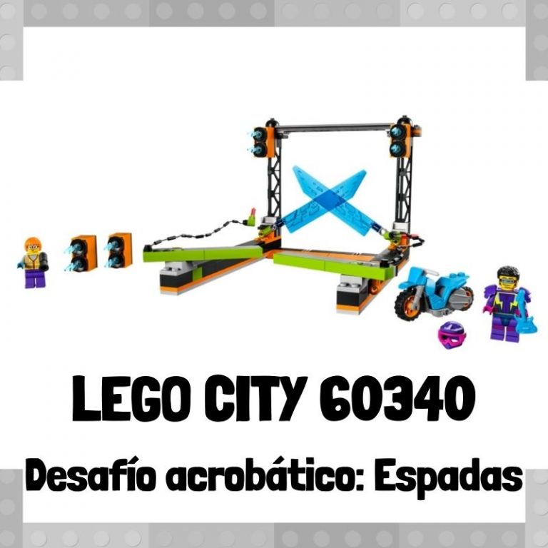 Lee más sobre el artículo Set de LEGO City 60340 Desafío acrobático: Espadas