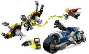 Lego De Ataque En Moto De Los Vengadores 76142 3