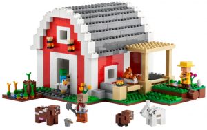 Lego De El Granero Rojo De Minecraft 21187