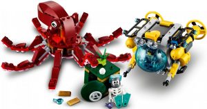 Lego De Pulpo Con Submarino 3 En 1 De Lego Creator 31130