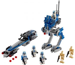 Lego De Soldados Clon De La Legi贸n 501 De Star Wars 75280 3