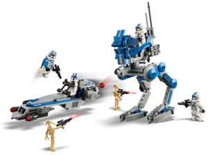 Lego De Soldados Clon De La Legión 501 De Star Wars 75280 4